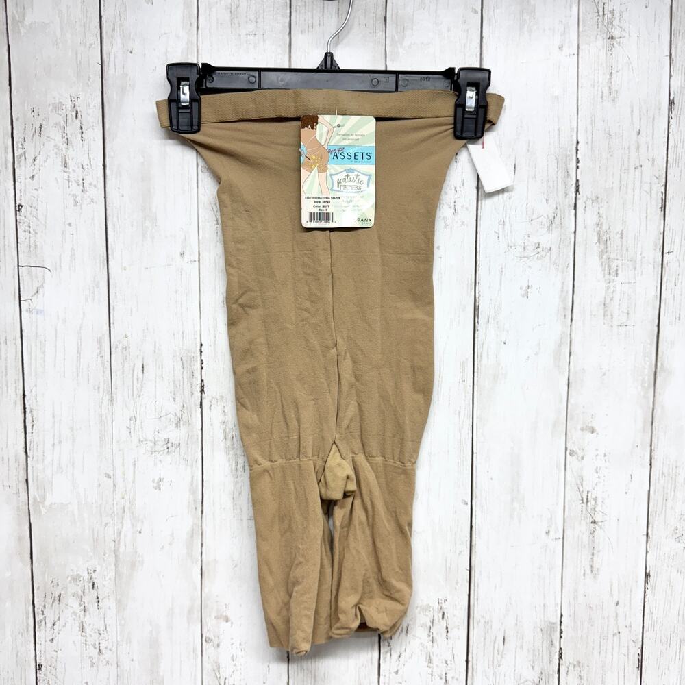 New Love Your Assets Shapewear Women Size 3 Buff Tan Sensational‎ Shaper Shorts